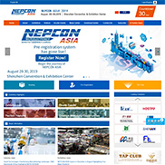 ネプコン・アジア 2019ウェブサイト画面